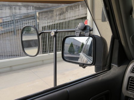 Braccio lungo + supporto magnetico per Boomer S - specchietti ausiliari per auto che trianno caravan 