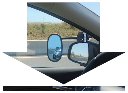 BOOMER S specchietto retrovisore supplementare per auto